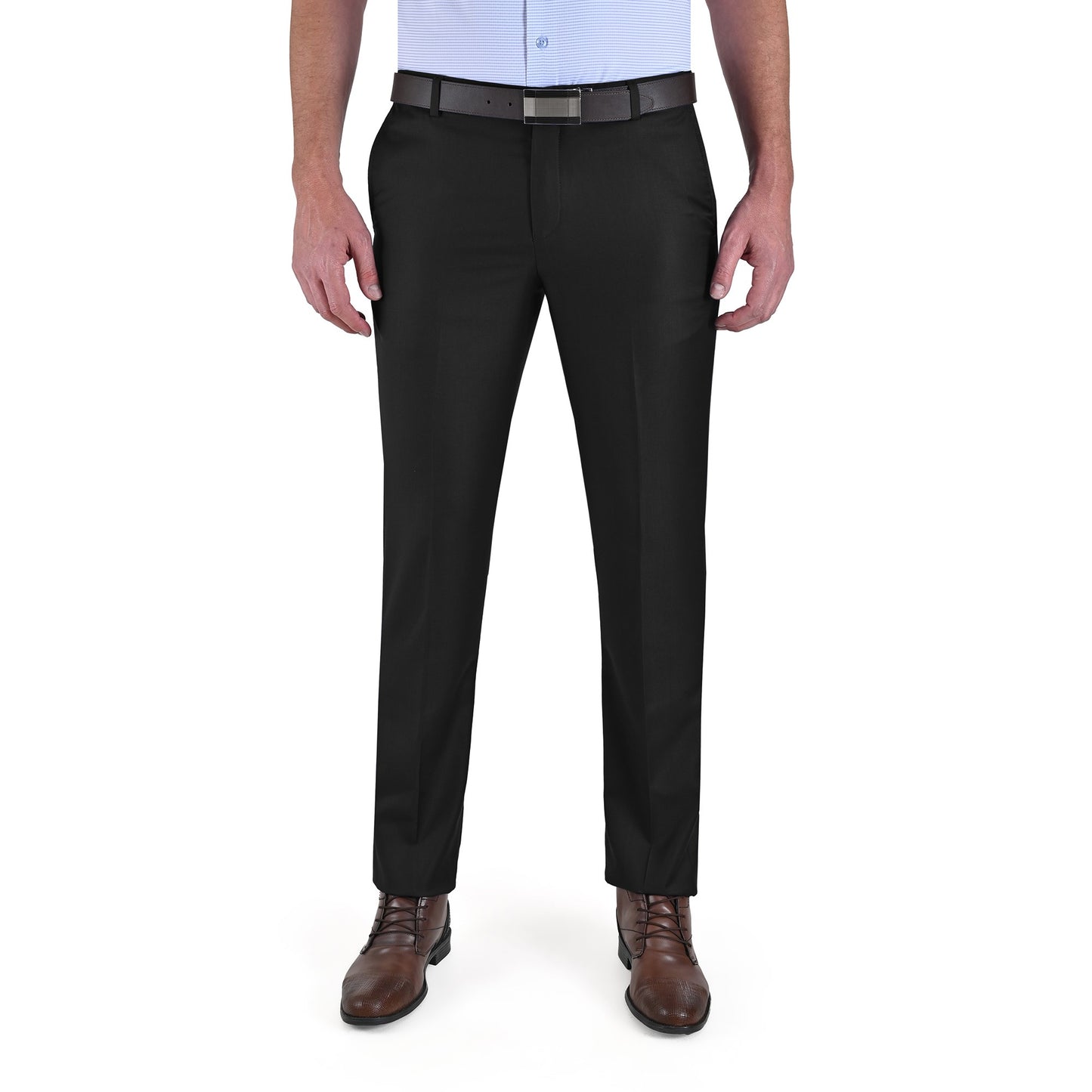Pantalón Vestir Yale sin Pinzas Modern Slim Fit Cintura Ajustable 2402