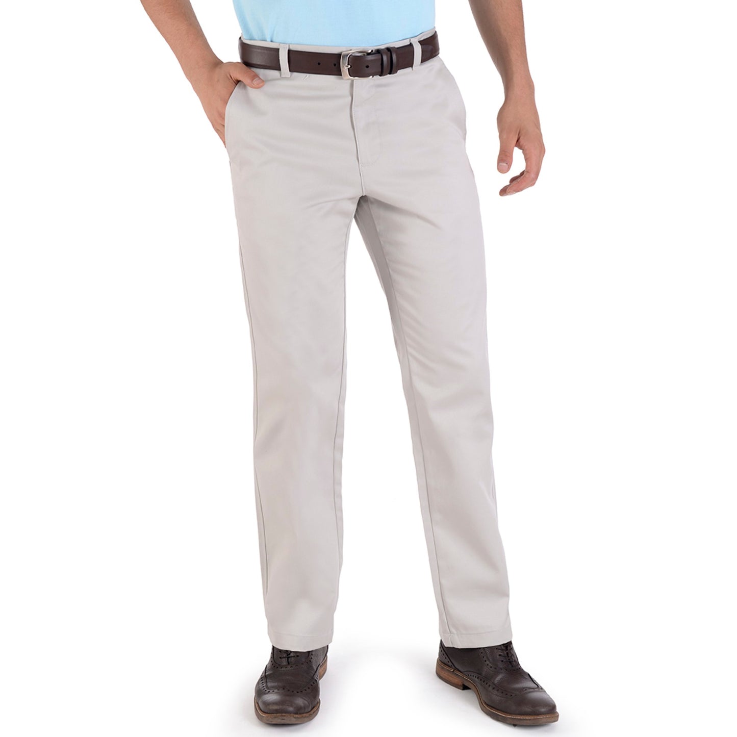 Pantalón Casual Yale Sin Pinzas Regular Fit Nanotex 0726