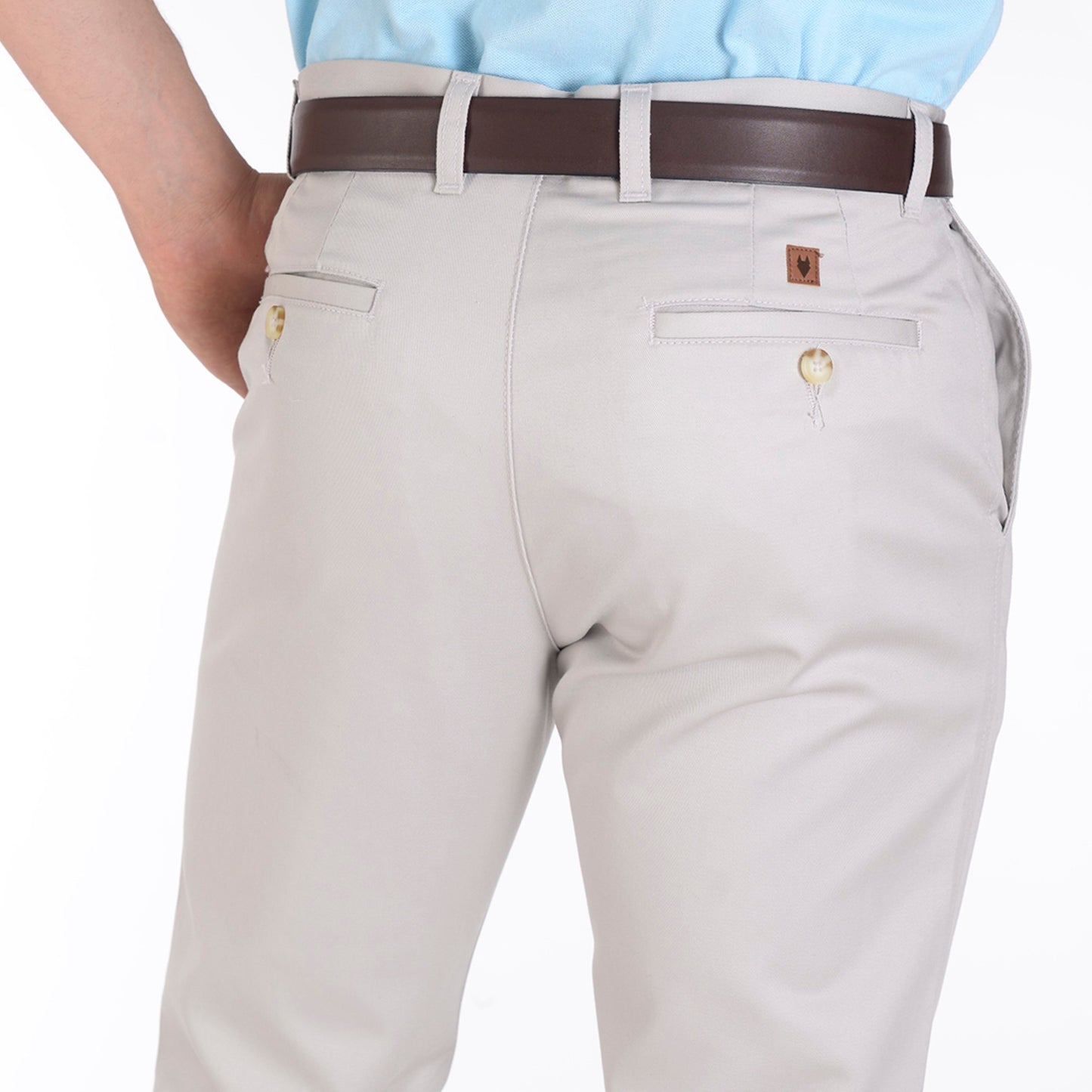 Pantalón Casual Yale Sin Pinzas Regular Fit Nanotex 0726