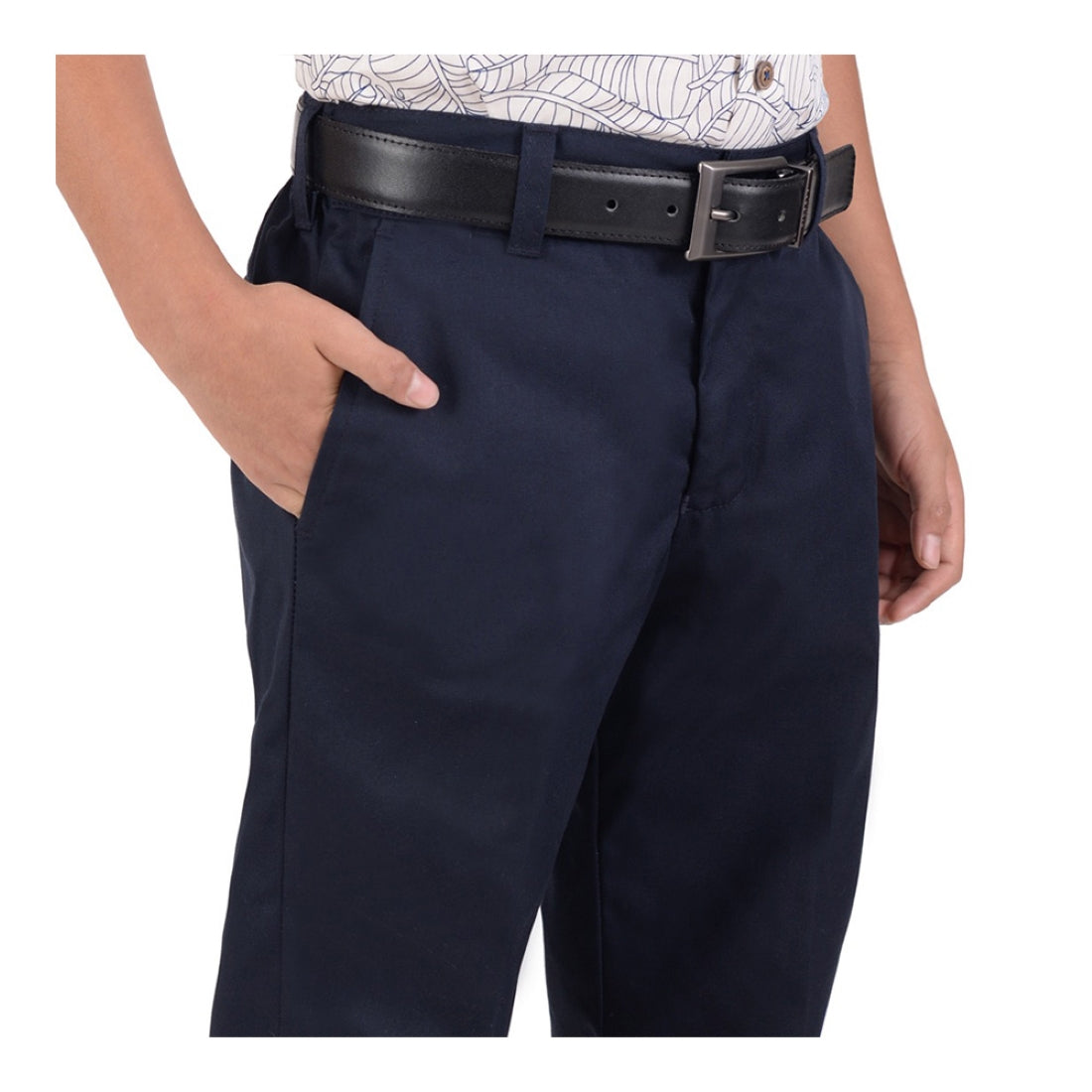 Pantalón  Medio Resorte Yale Boys Sin Pinzas 4189