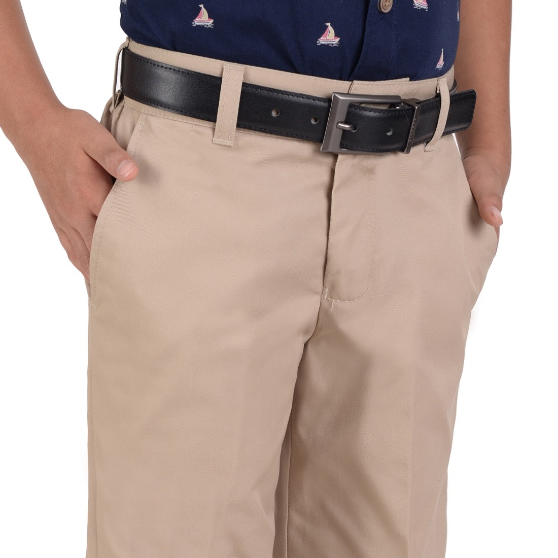 Pantalón  Medio Resorte Yale Boys Sin Pinzas 4189