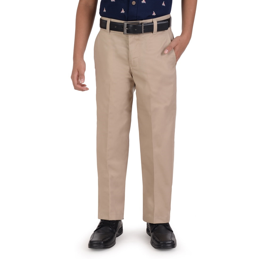 Pantalón  Medio Resorte Yale Boys Sin Pinzas 4189