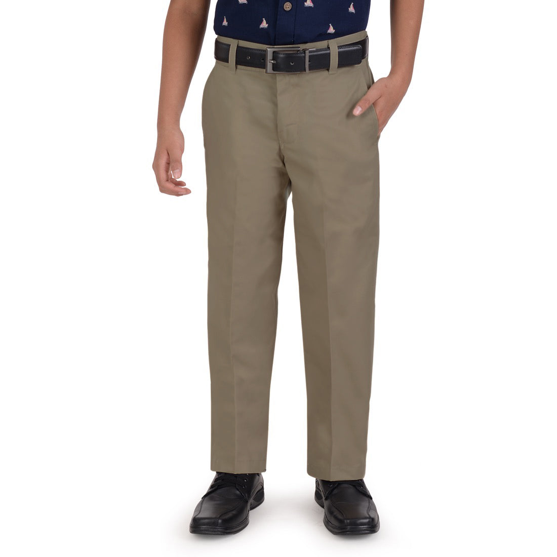 Pantalón  Medio Resorte Yale Boys Sin Pinzas 4189