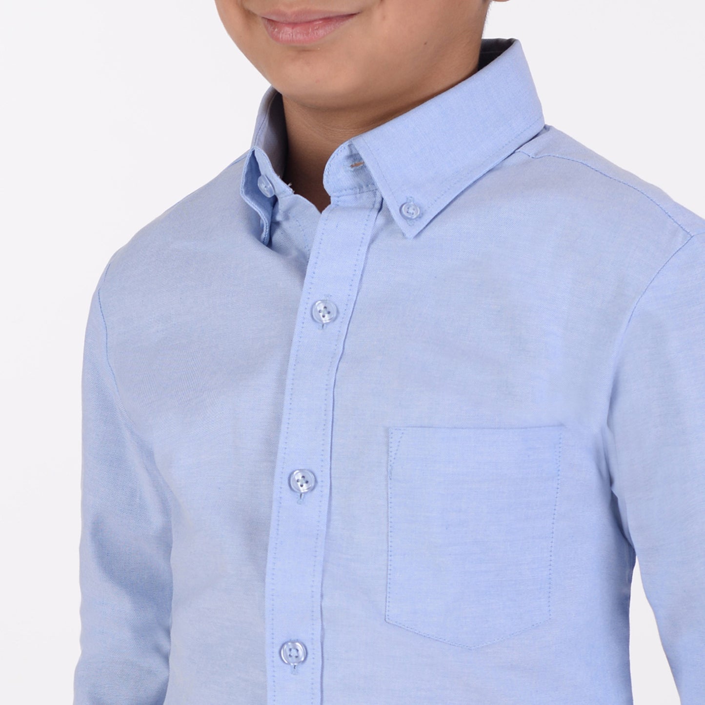 Camisa Juvenil Yale Boys Regular Fit Botón Oculto 3216