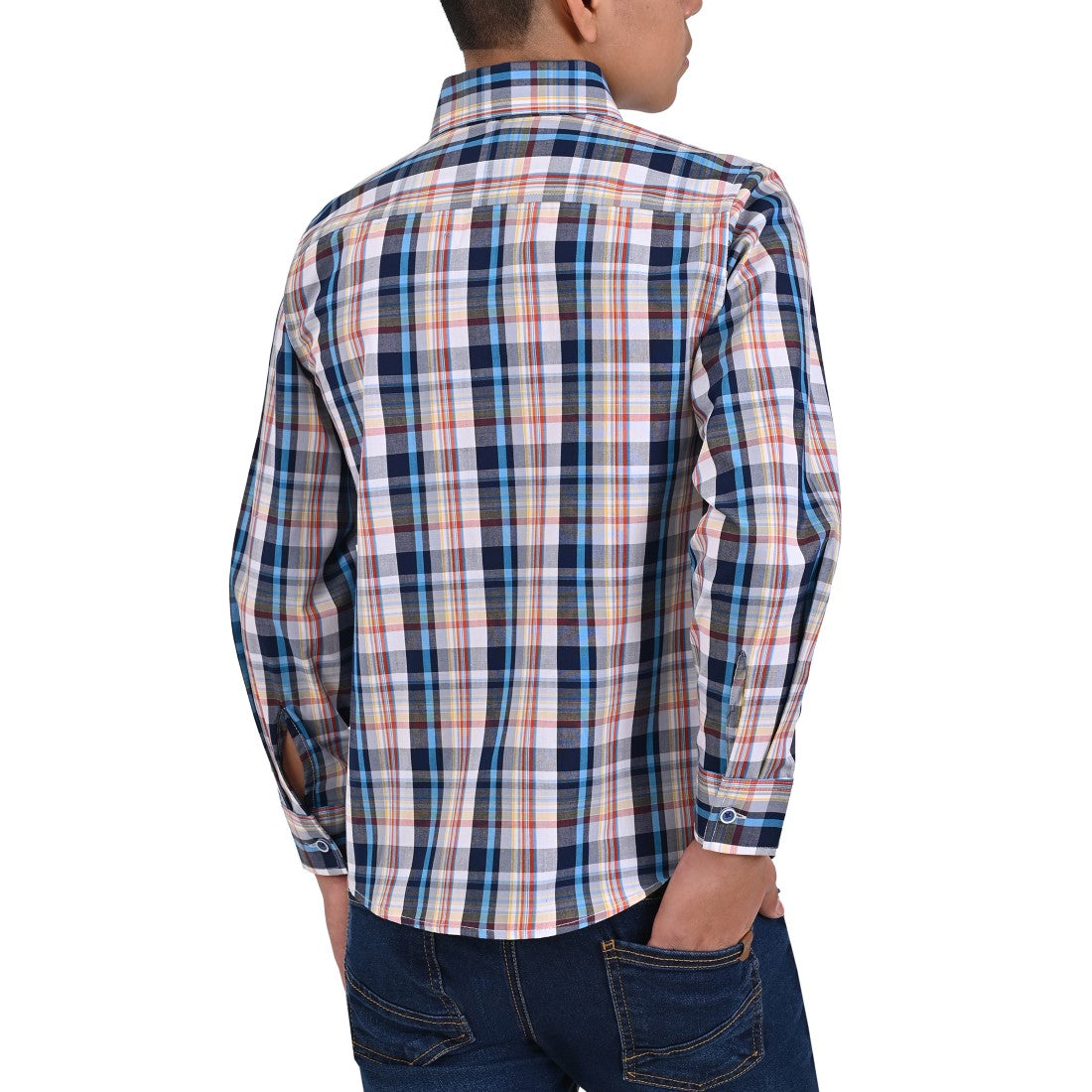 Camisa Juvenil Yale Boys Regular Fit Botón Oculto 3105