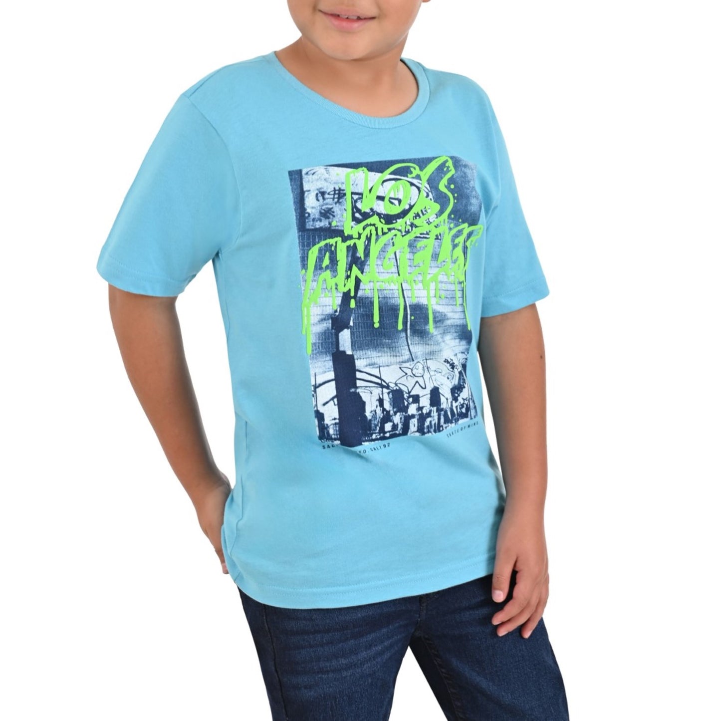 Playera Cuello Redondo Yale Boys Regular Fit 4696