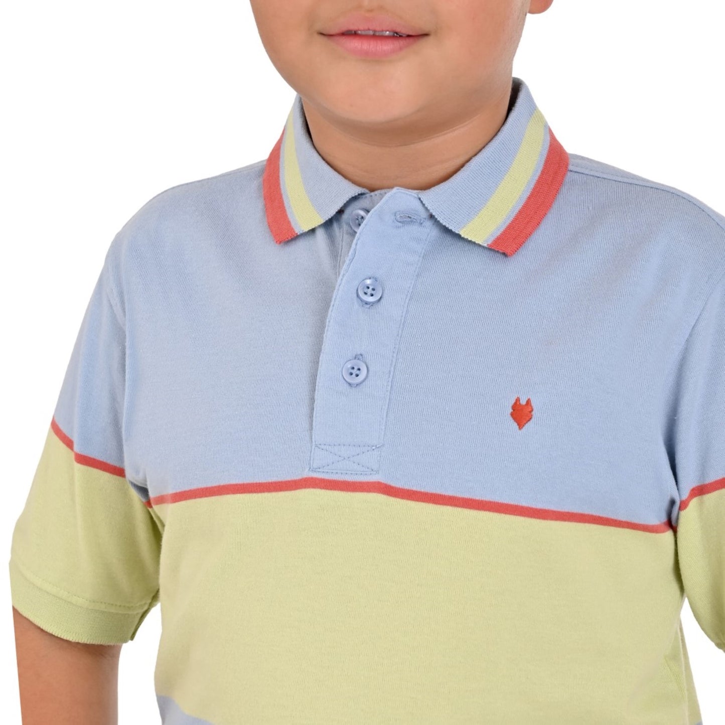 Playera Tipo Polo Yale Boys Regular Fit 7383
