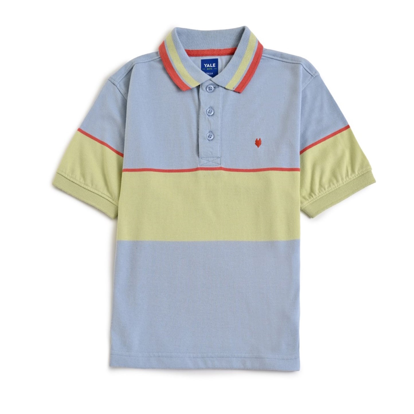 Playera Tipo Polo Yale Boys Regular Fit 7383
