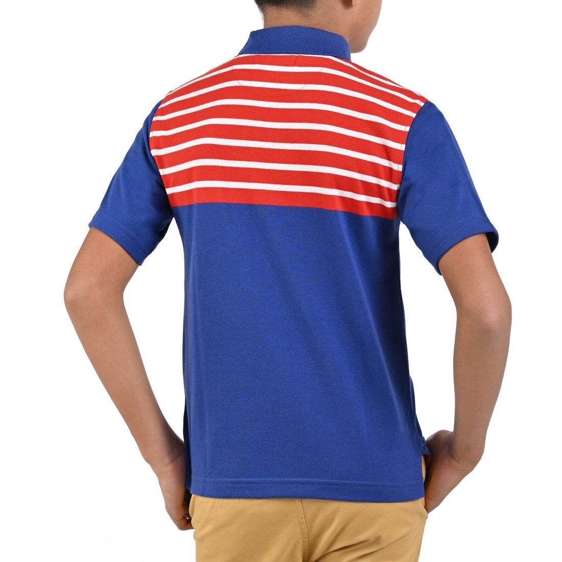 Playera Cuello Polo Yale Boys Manga Corta 7695