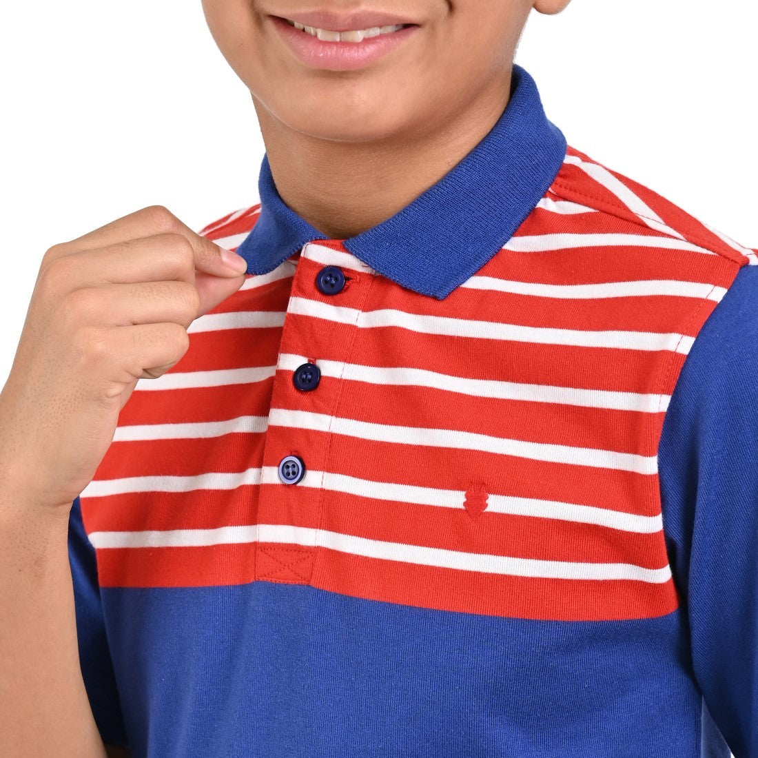 Playera Cuello Polo Yale Boys Manga Corta 7695