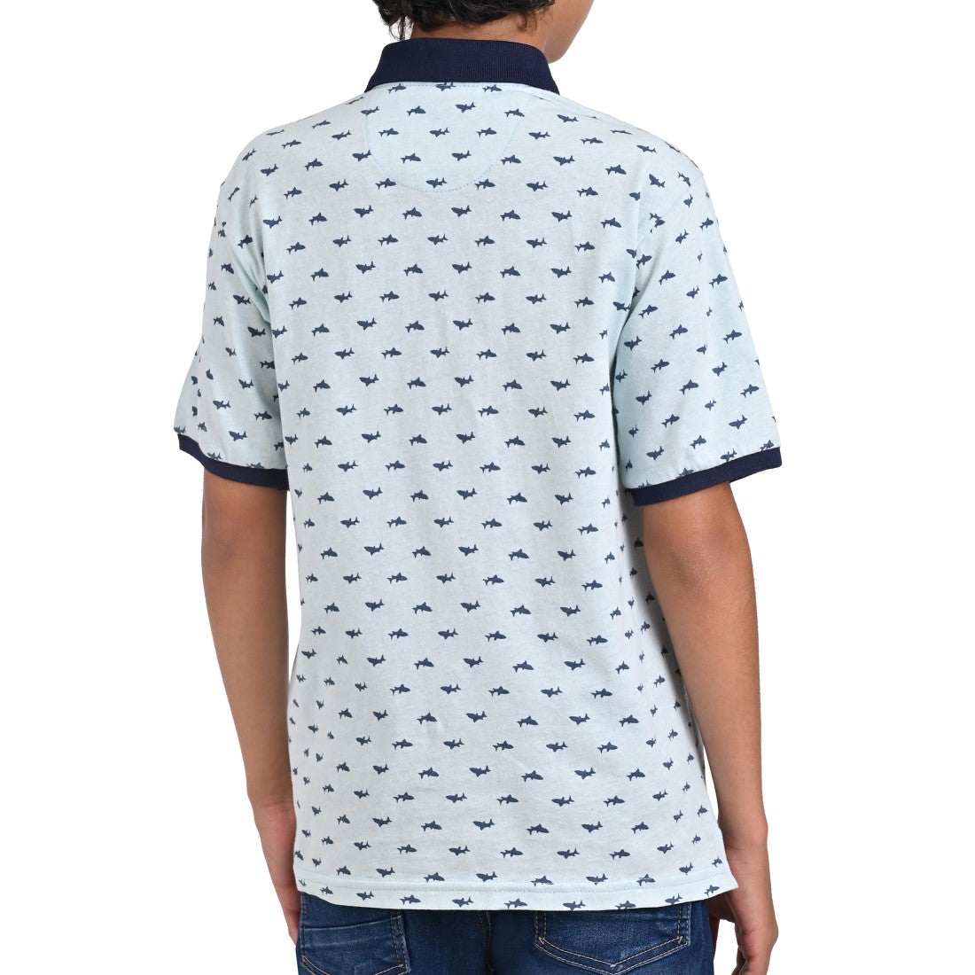 Playera Cuello Polo Yale Boys Manga Corta A913