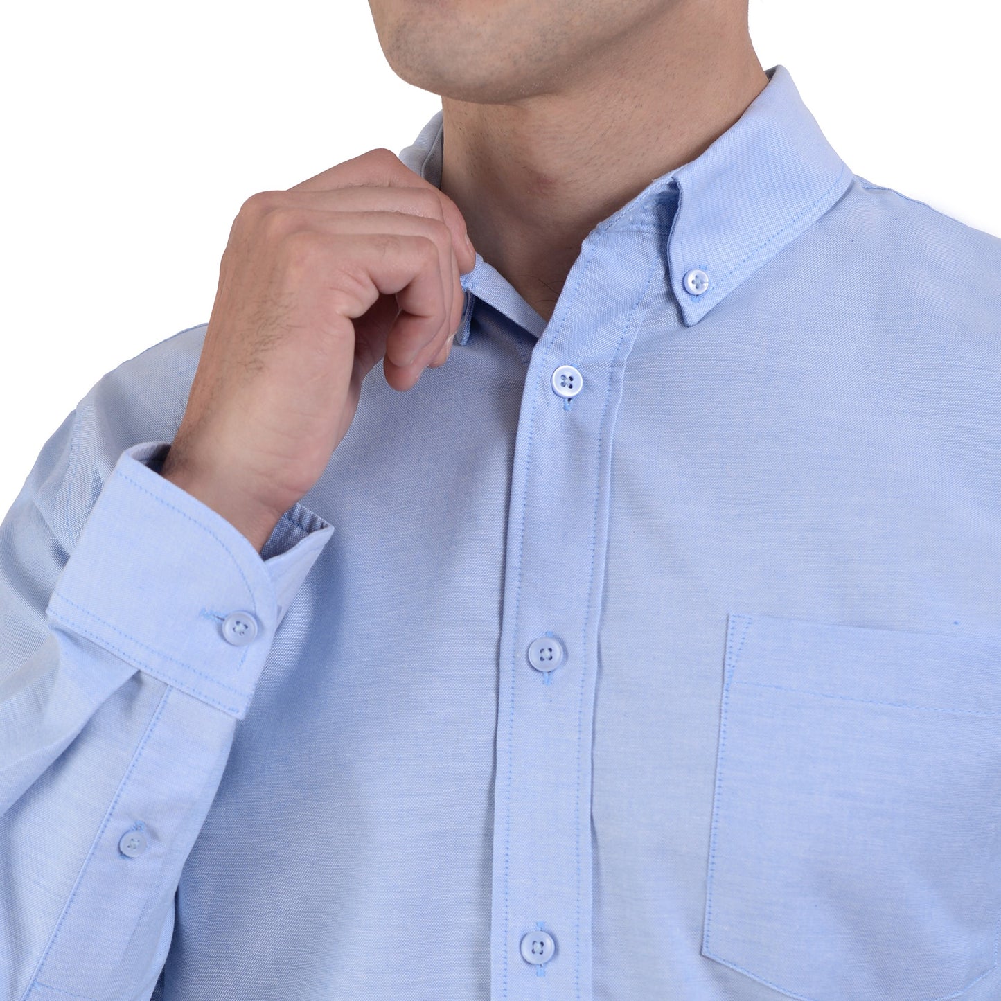 Camisa Casual Yale Manga Larga Tela Oxford Regular Fit 3216