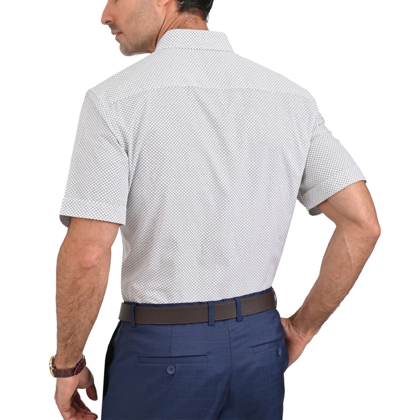 Camisa Yale Collection Manga Corta Slim Fit 3758