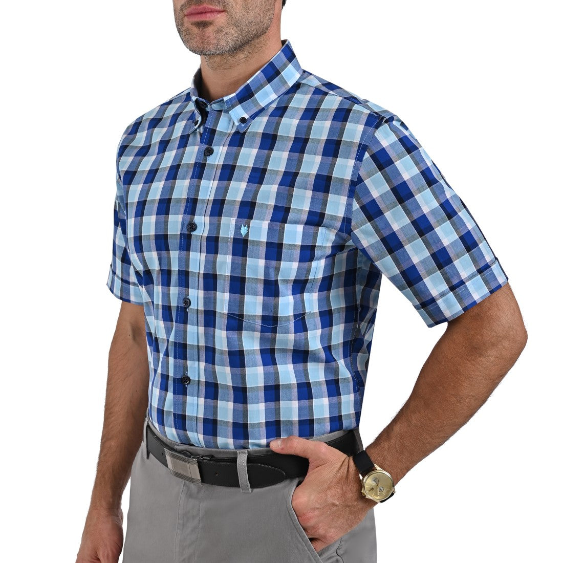 Camisa Yale Manga Corta Slim Fit 2276.