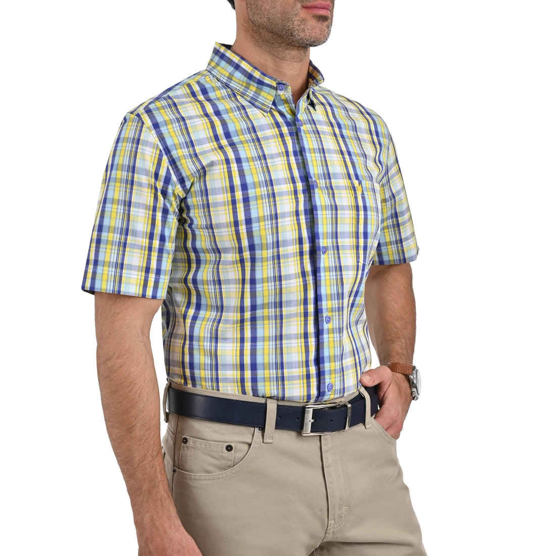 Camisa Yale Manga Corta Slim Fit 2262.