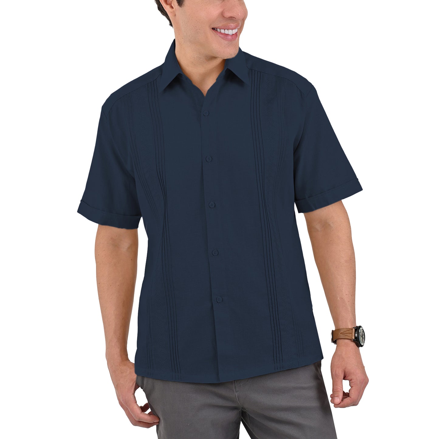 Guayabera Yale Manga Corta Regular Fit 2350