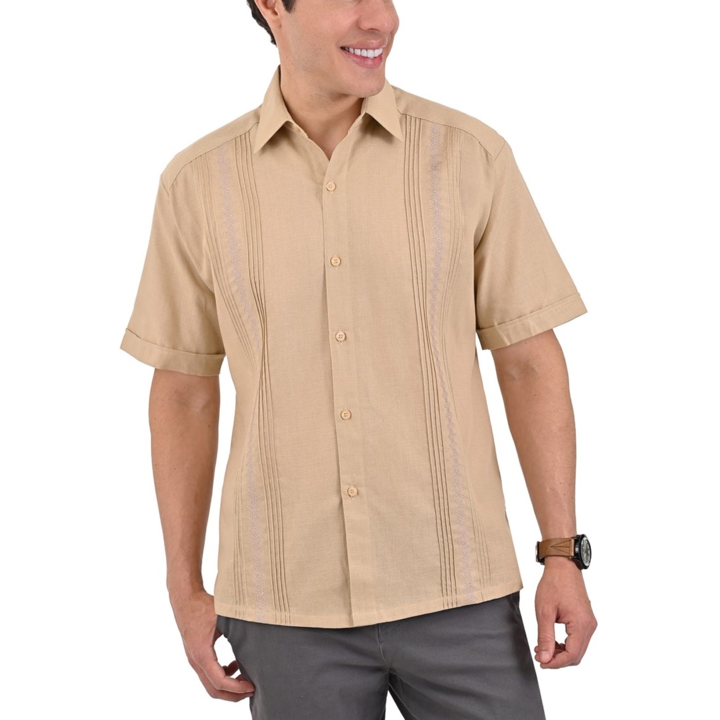 Guayabera Yale Manga Corta Regular Fit 2350