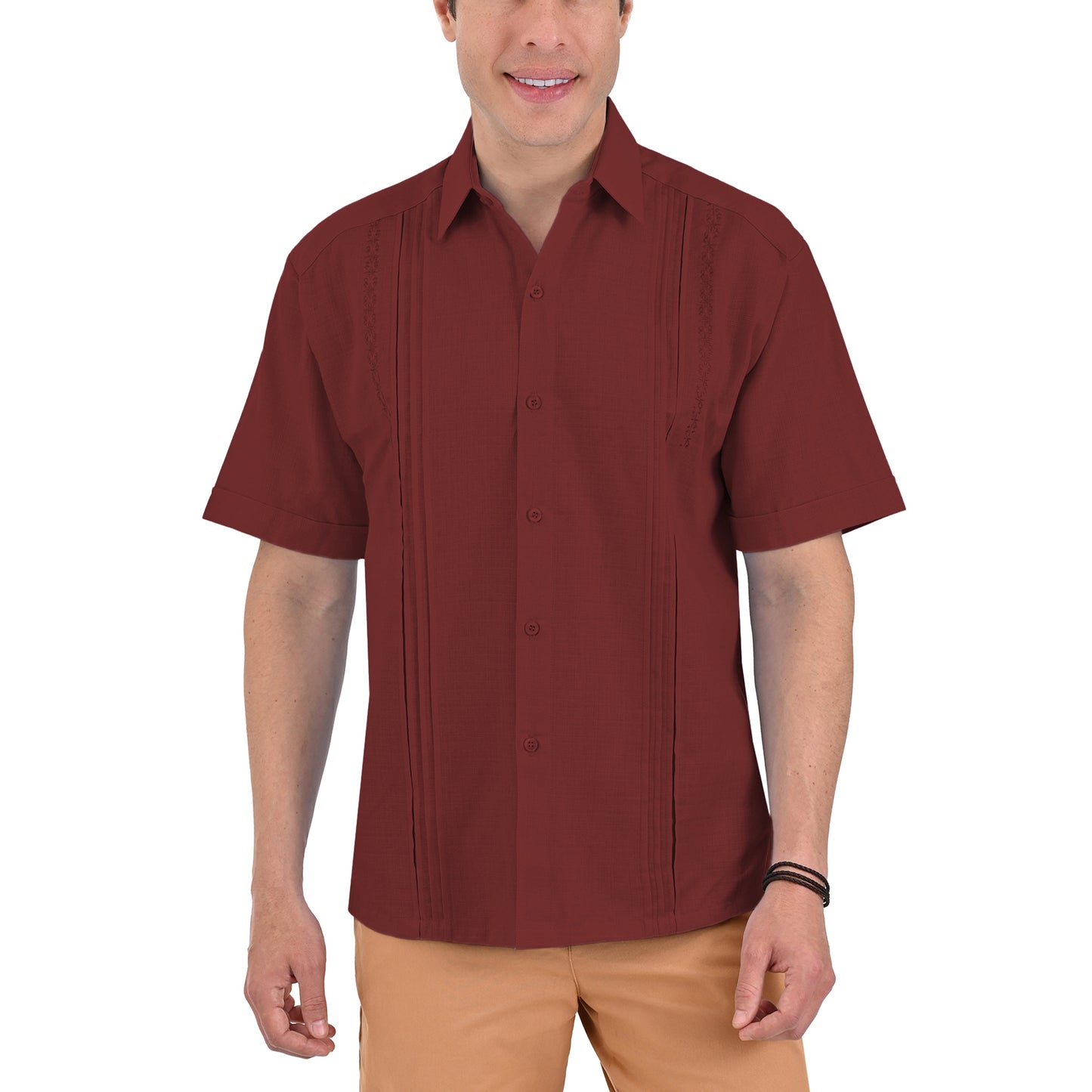 Guayabera Yale Manga Corta Regular Fit 2351