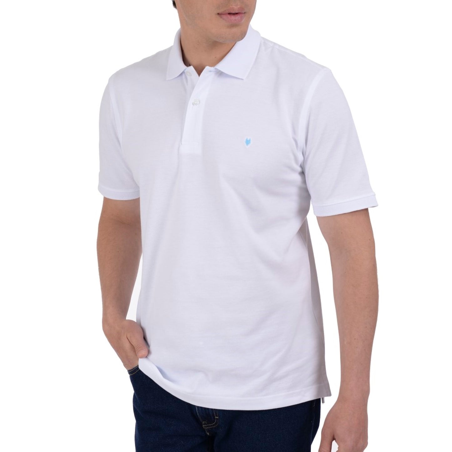 Playera Tipo Polo Yale Manga Corta Regular Fit 6909