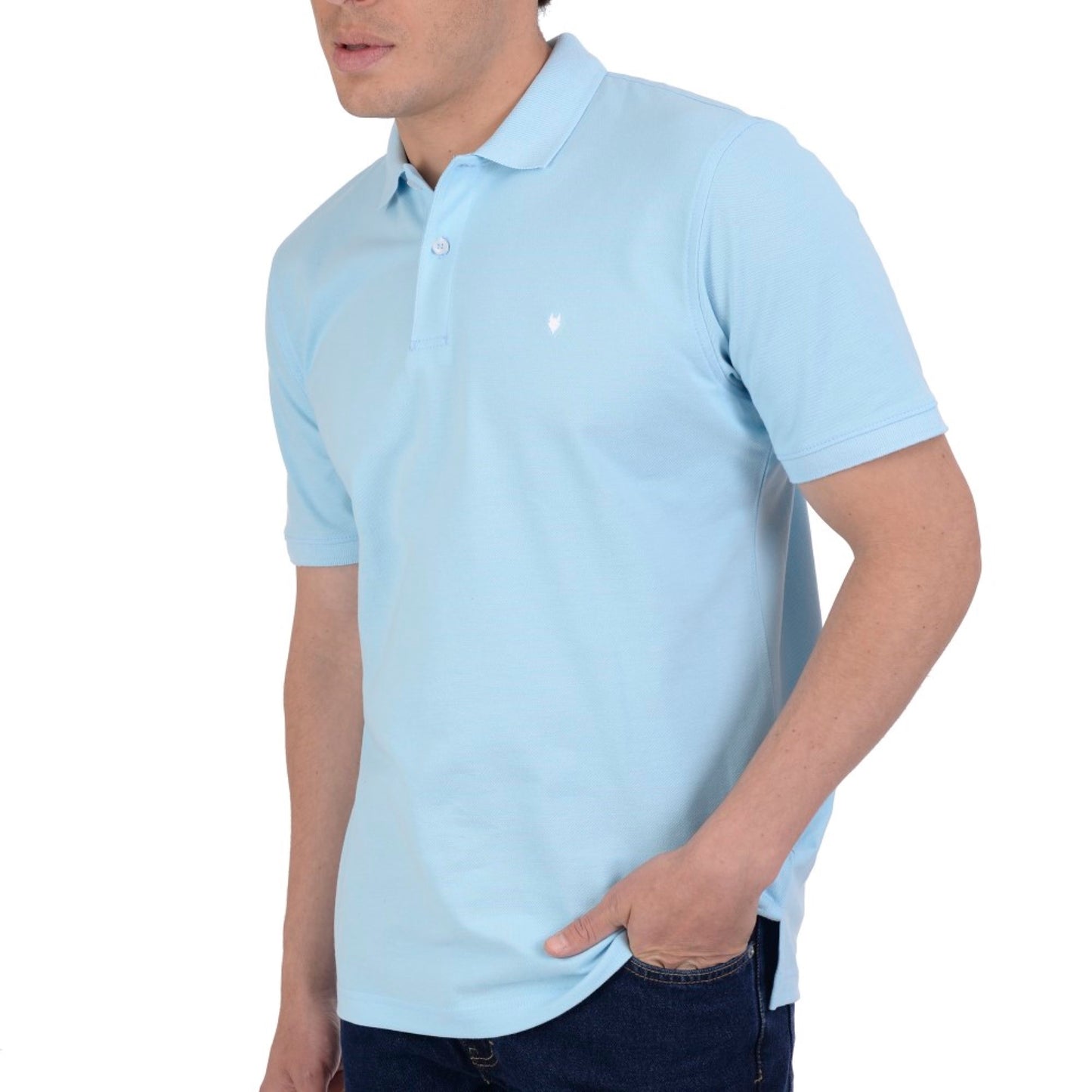 Playera Tipo Polo Yale Manga Corta Regular Fit 6909