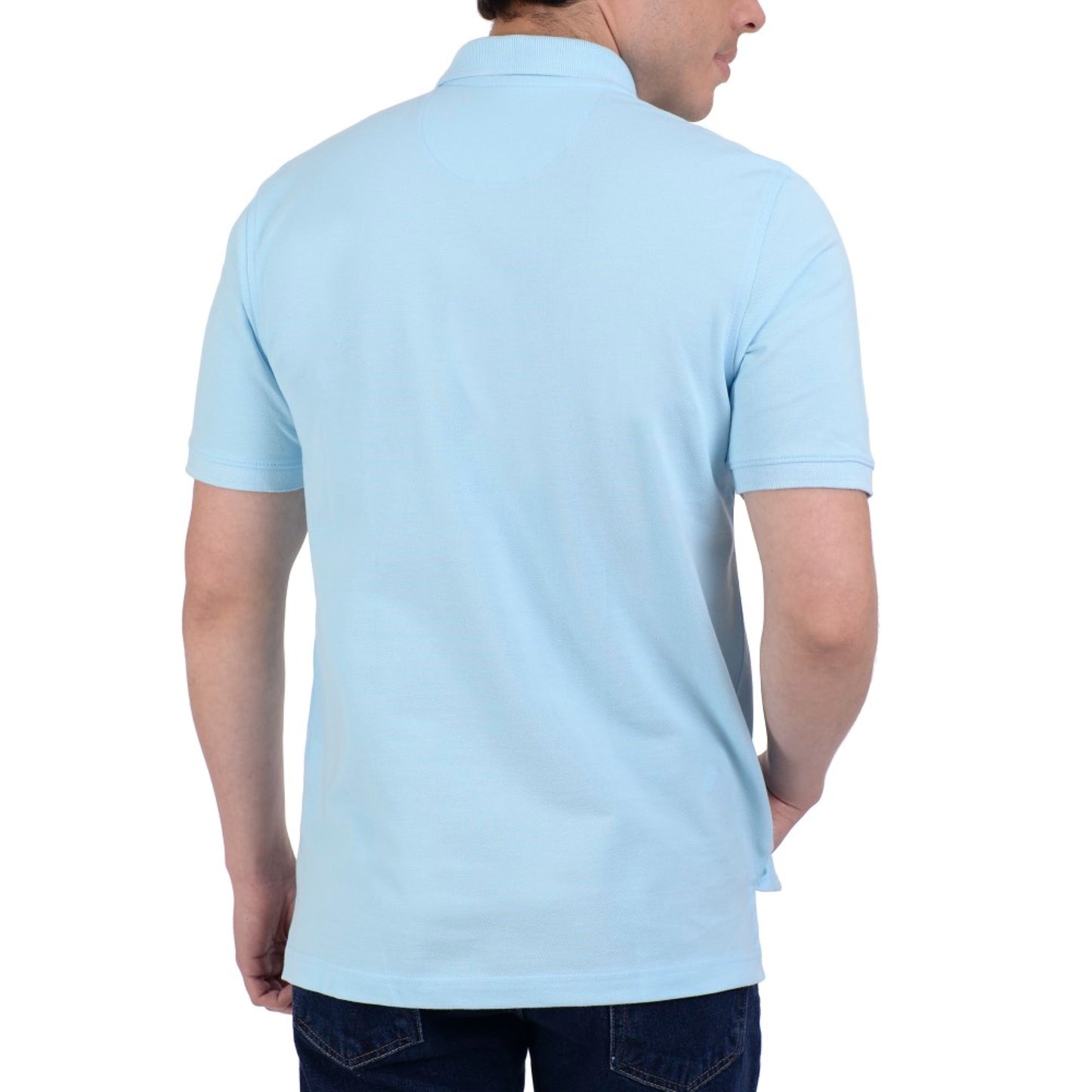 Playera Tipo Polo Yale Manga Corta Regular Fit 6909