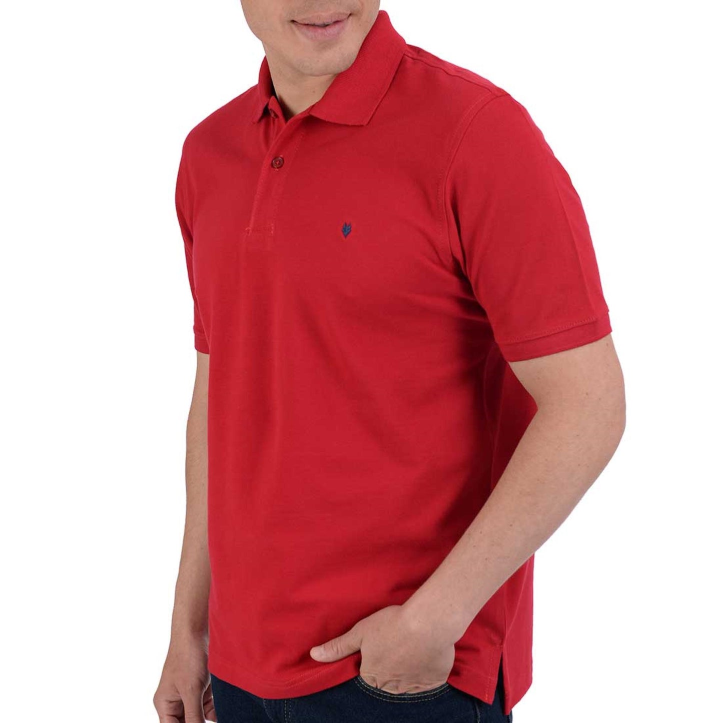 Playera Tipo Polo Yale Manga Corta Regular Fit 6909