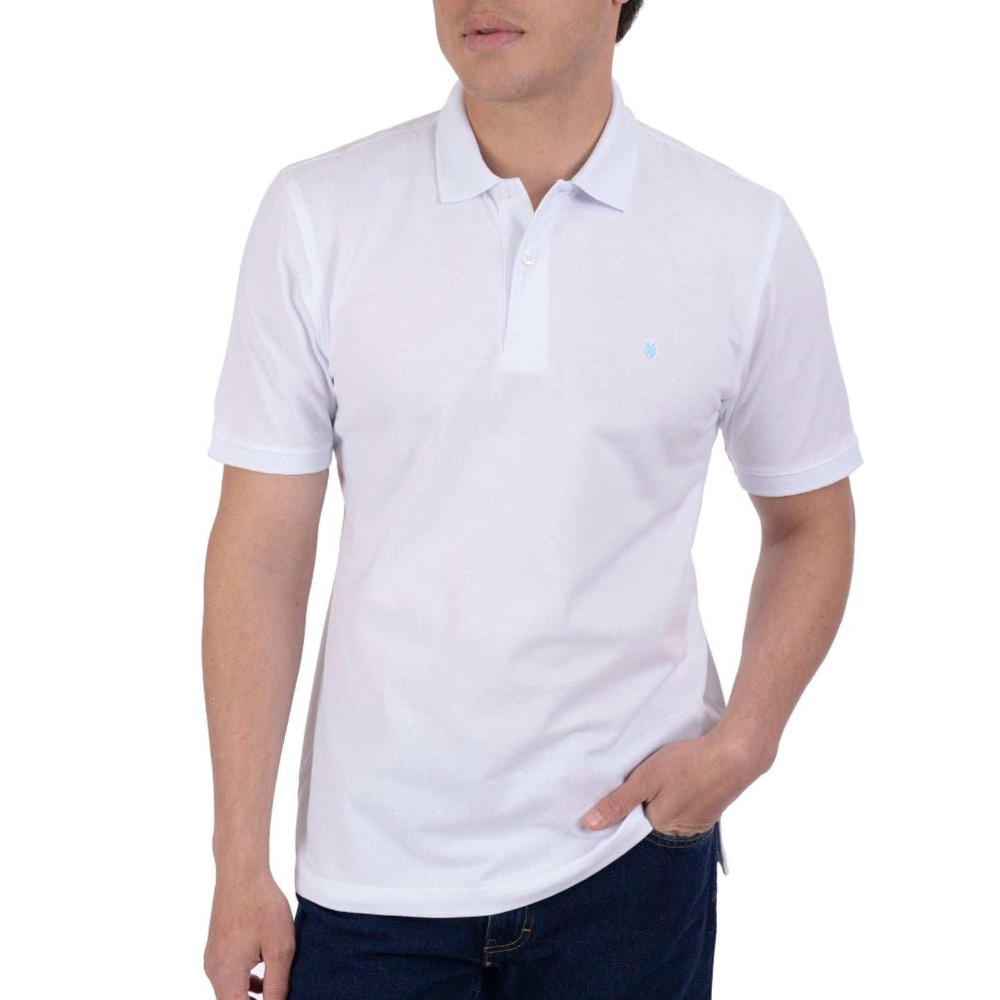 Playera Tipo Polo Yale Manga Corta Regular Fit 6909