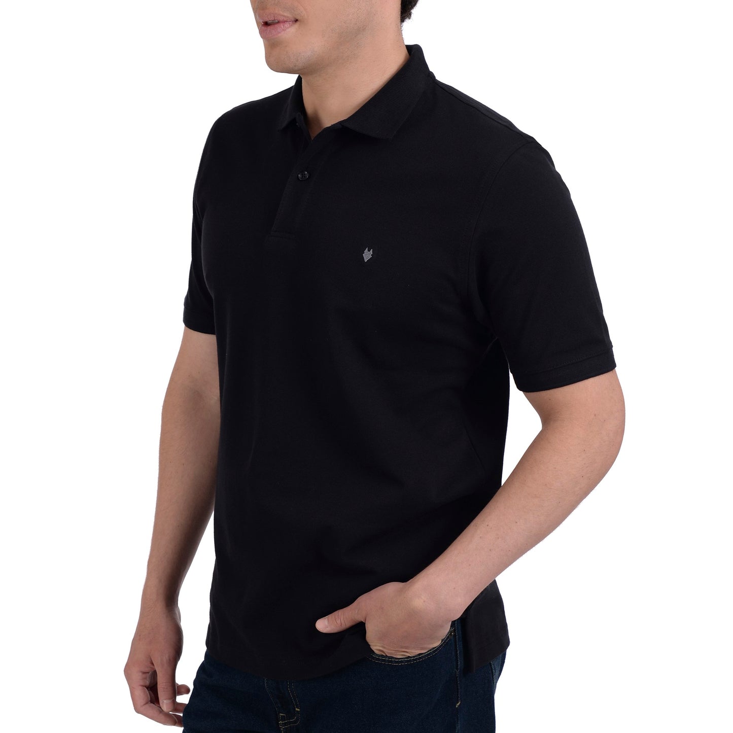 Playera Tipo Polo Yale Manga Corta Regular Fit 6909