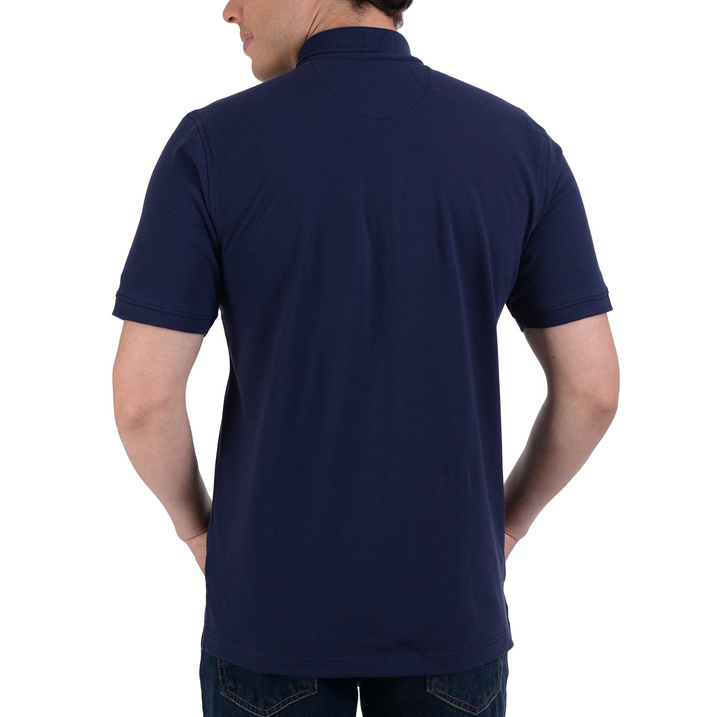 Playera Tipo Polo Yale Manga Corta Regular Fit 6909