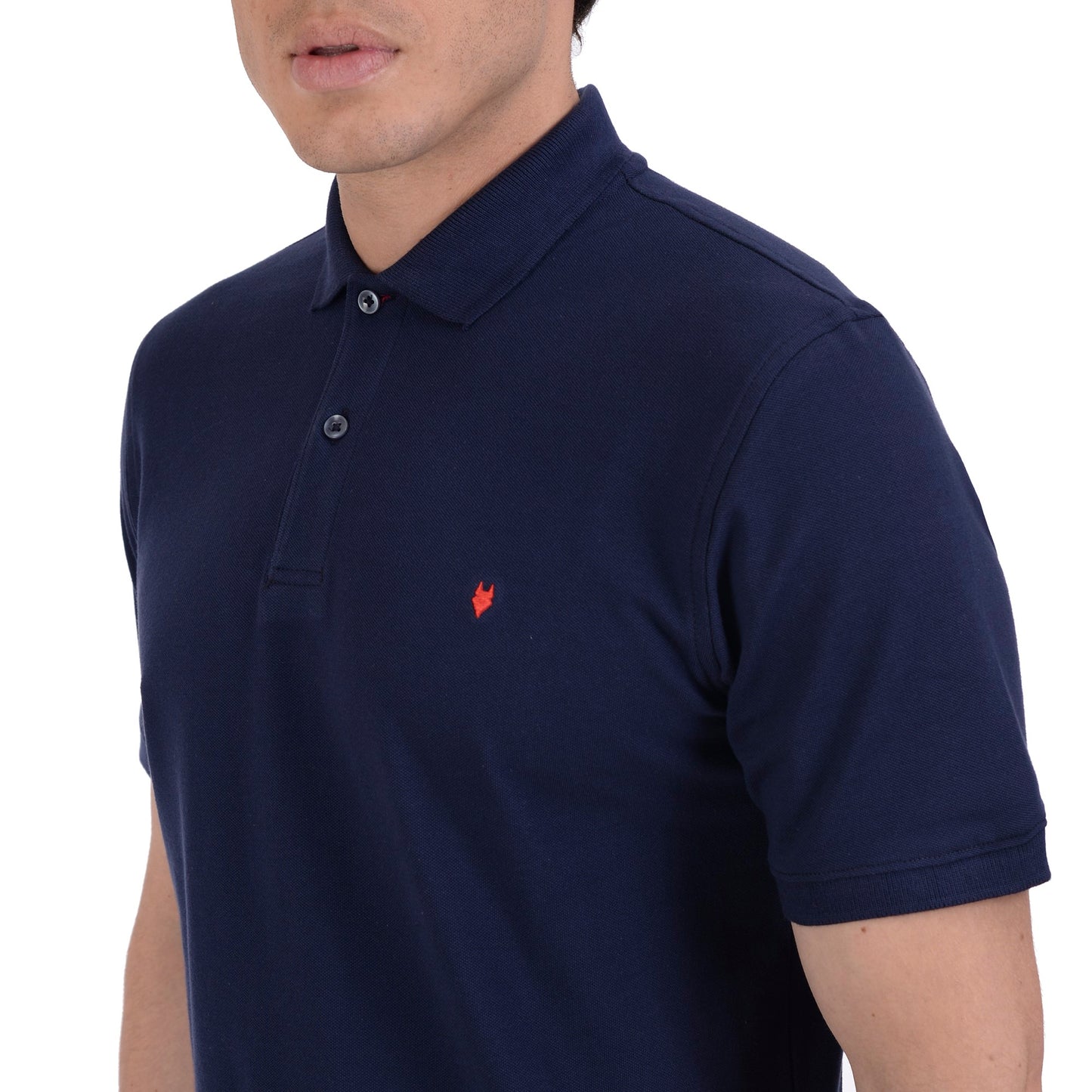 Playera Tipo Polo Yale Manga Corta Regular Fit 6909