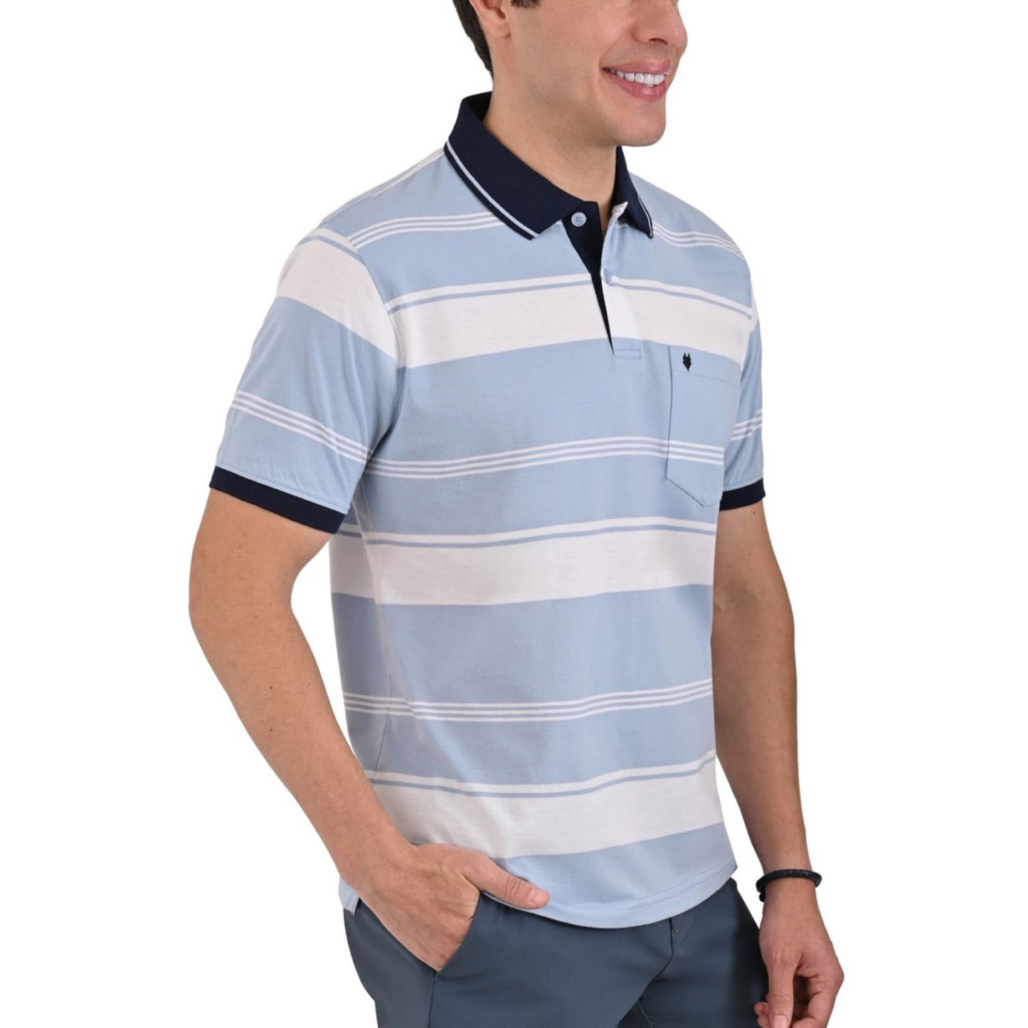 Playera Yale Cuello Polo Regular Fit 7356