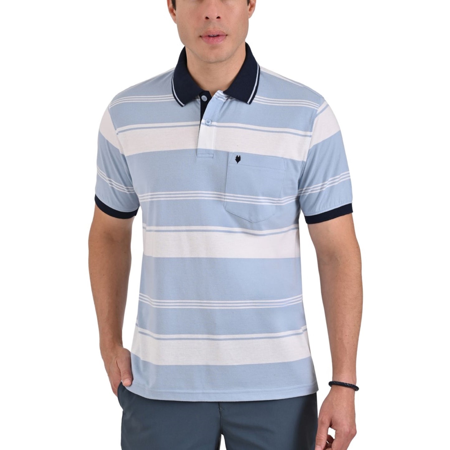 Playera Yale Cuello Polo Regular Fit 7356