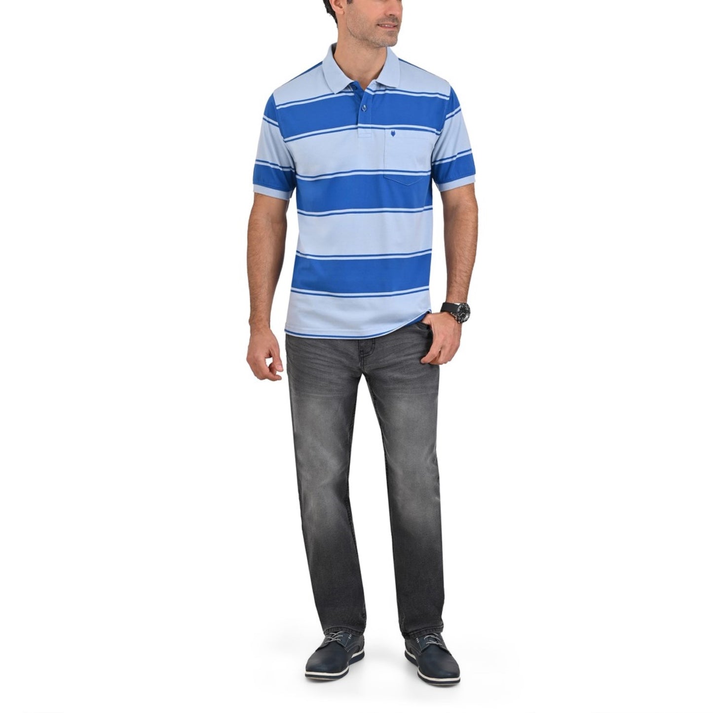Playera Yale Cuello Polo Regular Fit 7363