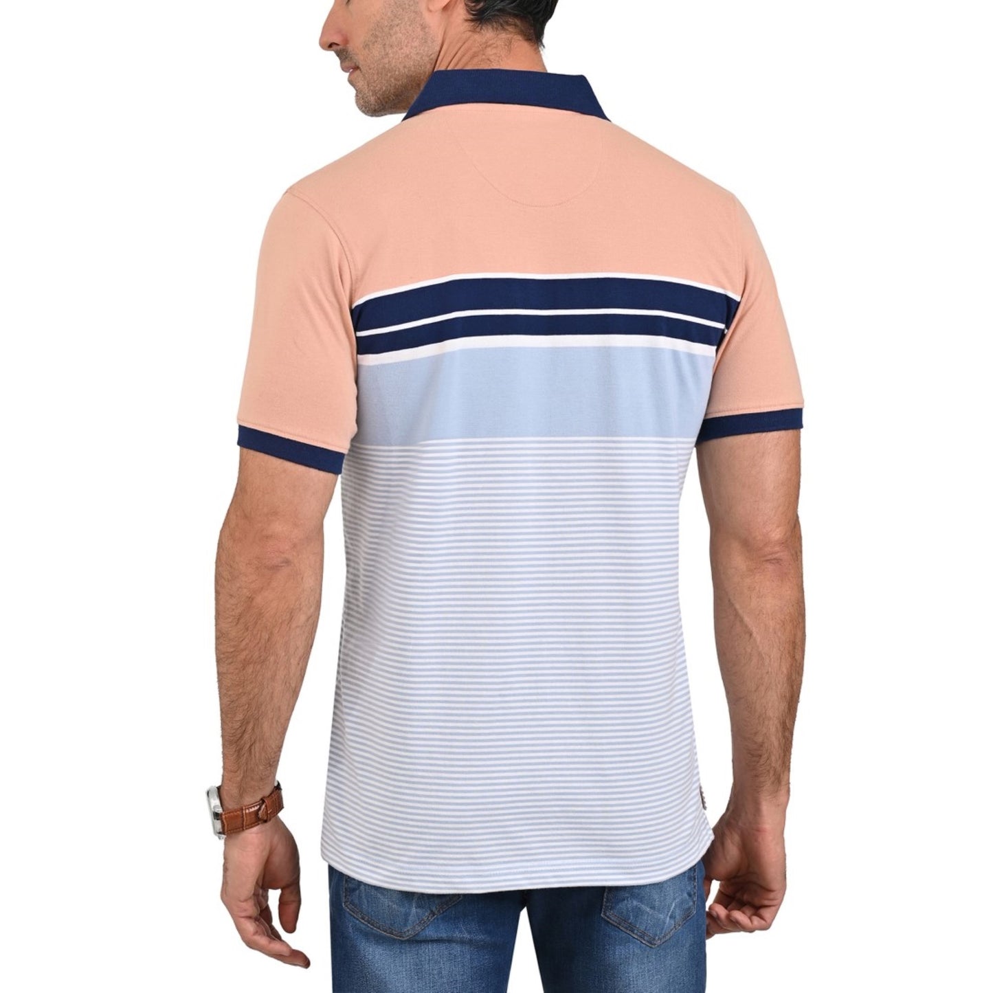 Playera Yale Cuello Polo Slim Fit 7374