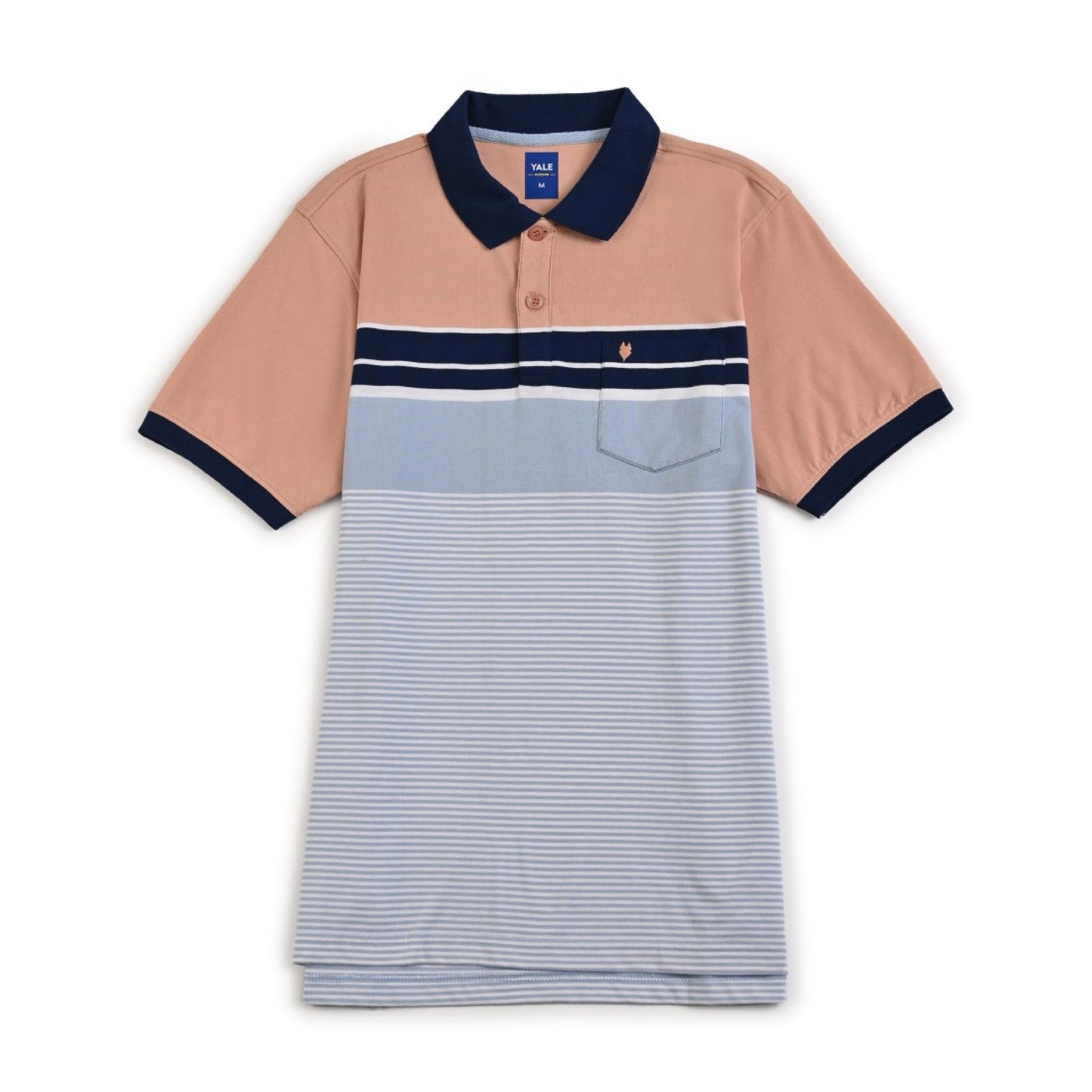 Playera Yale Cuello Polo Slim Fit 7374