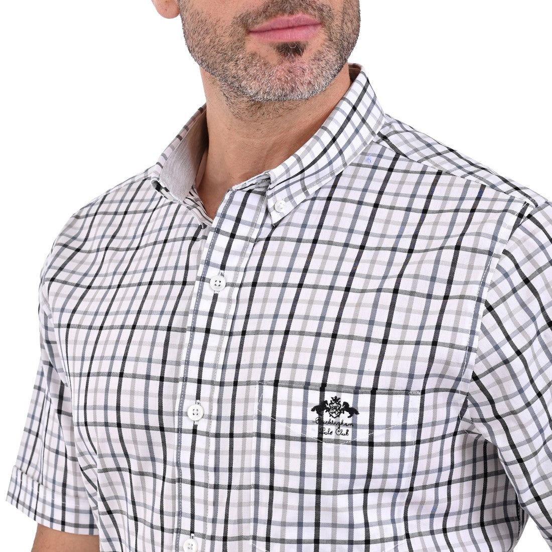 Camisa Buckingham Regular Fit Botton Down 3084
