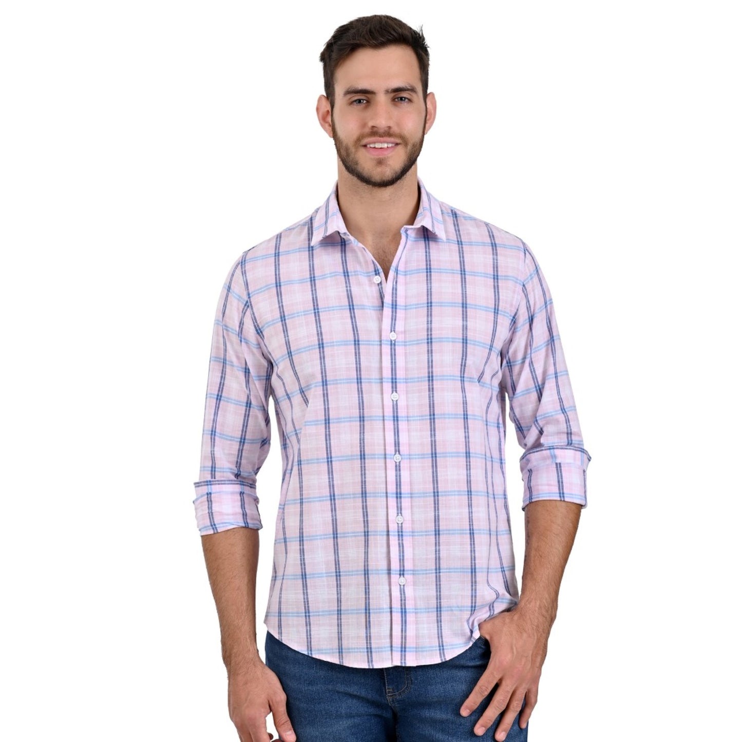 Camisa Supply Slim Fit Manga Larga 3707