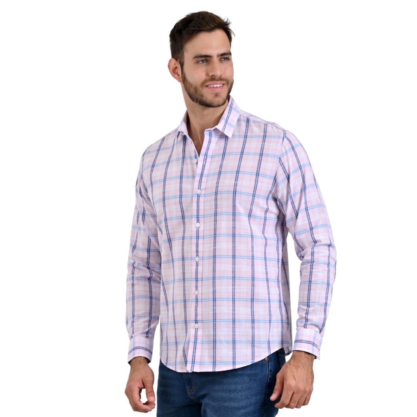Camisa Supply Slim Fit Manga Larga 3707