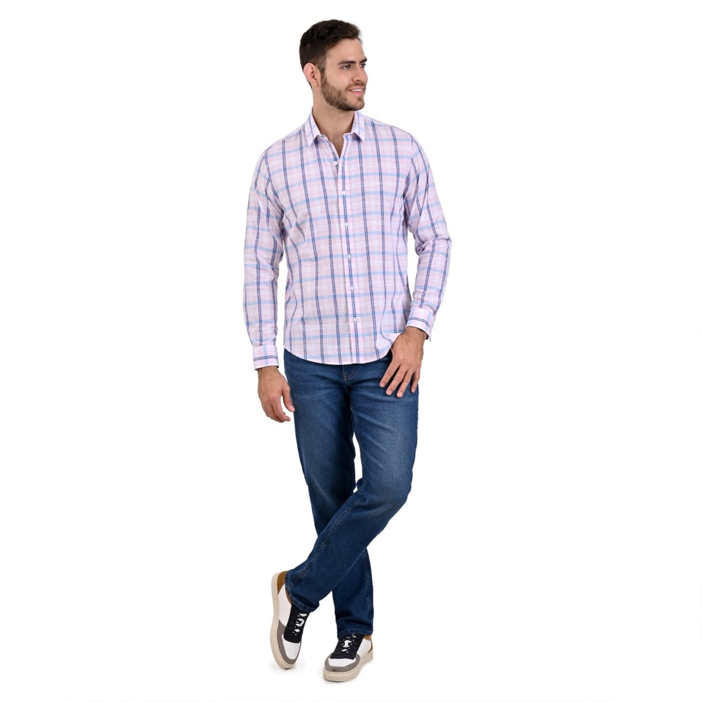 Camisa Supply Slim Fit Manga Larga 3707