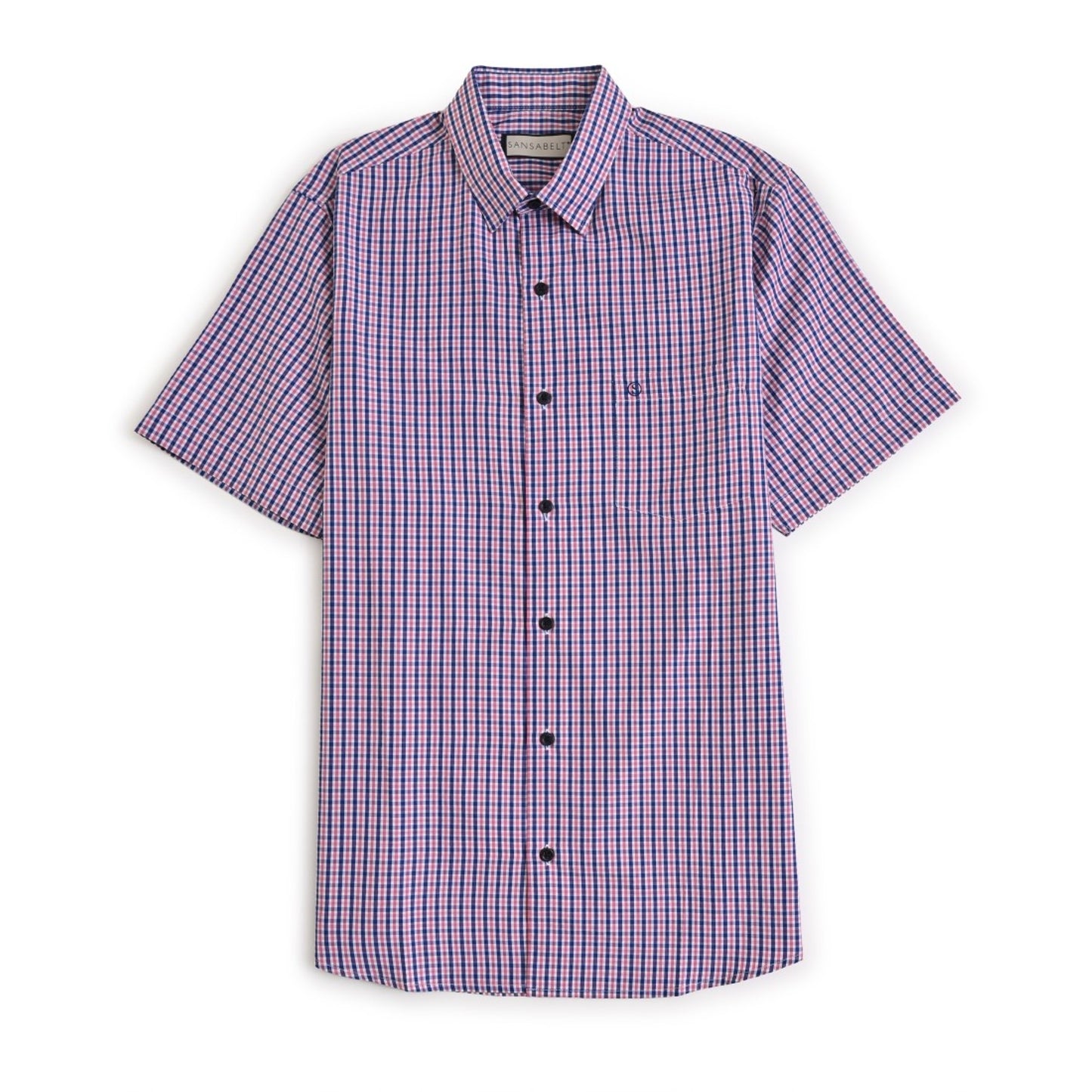 Camisa Sansabelt Regular Fit Botón Oculto 3805