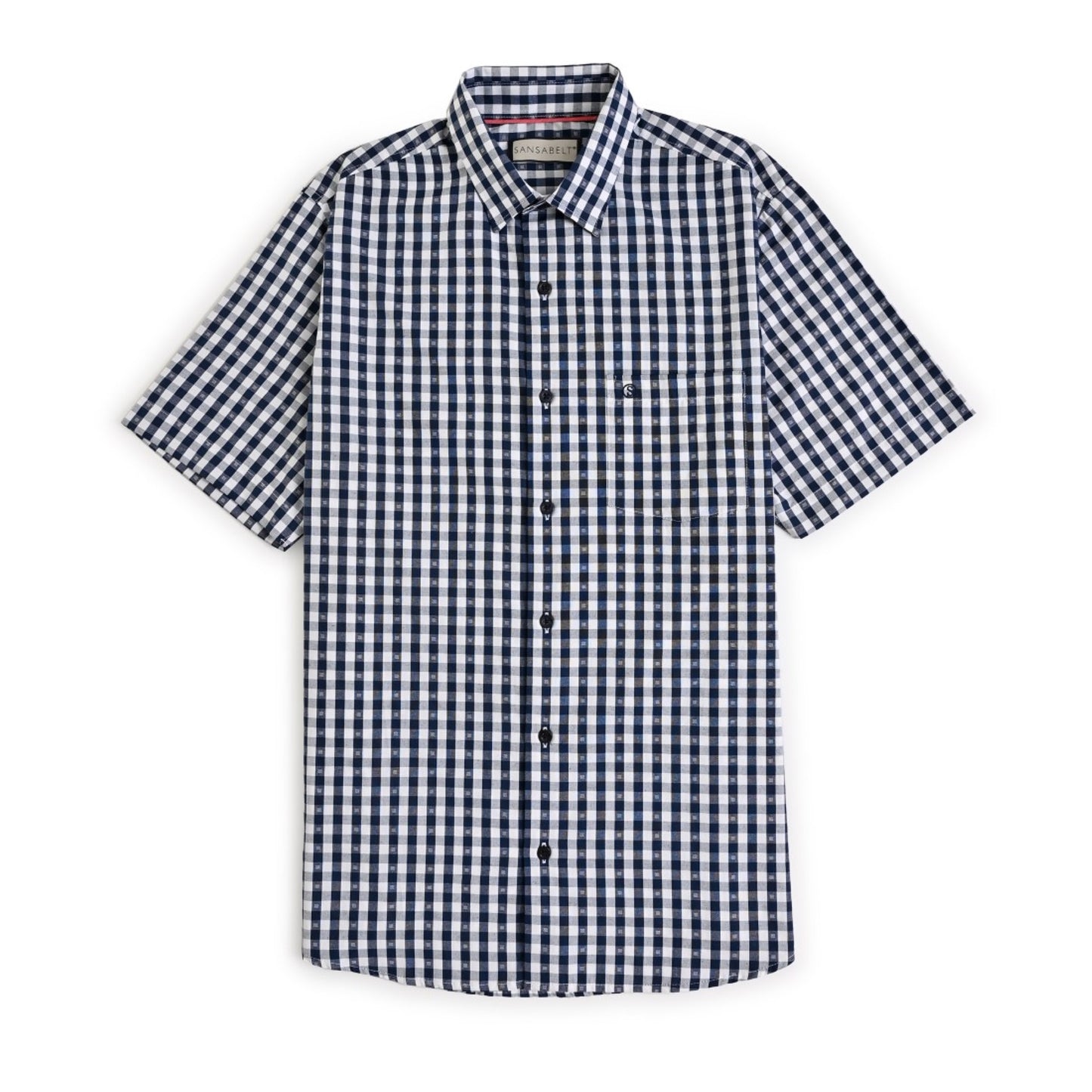 Camisa Sansabelt Regular Fit Botón Oculto 3795