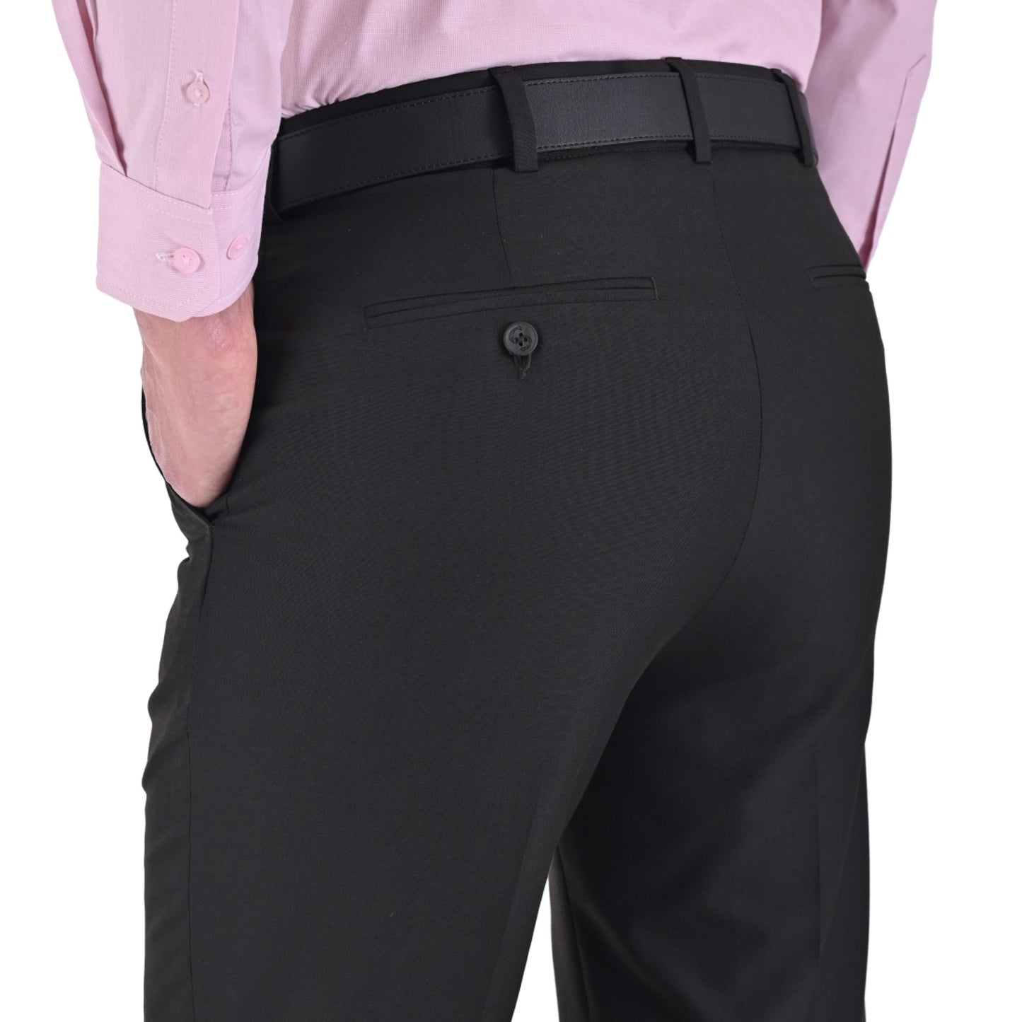 Pantalon de Vestir Sansabelt Slim Fit Cintura Ajustable 1768