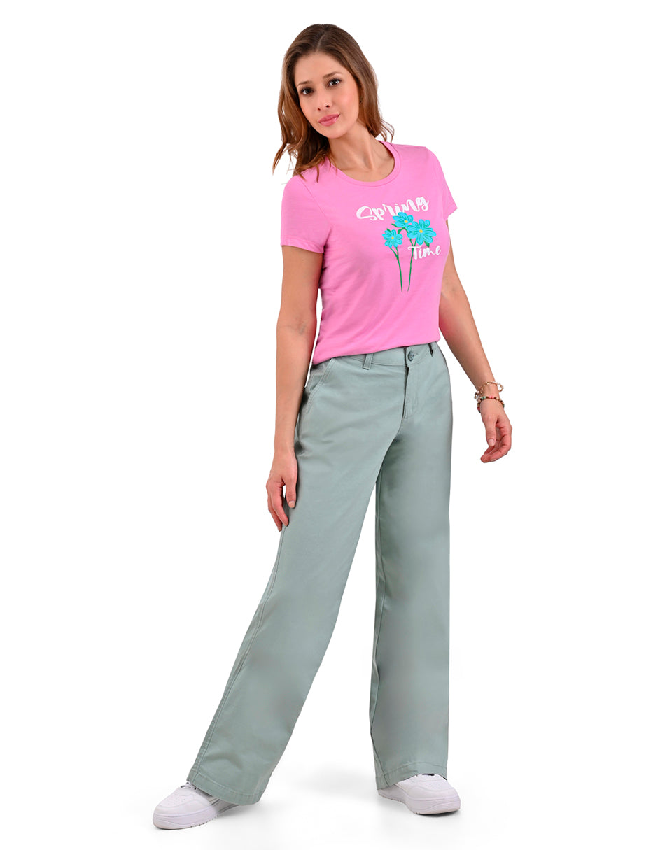 Pantalón Casual Supply Woman Sin Pinzas A894