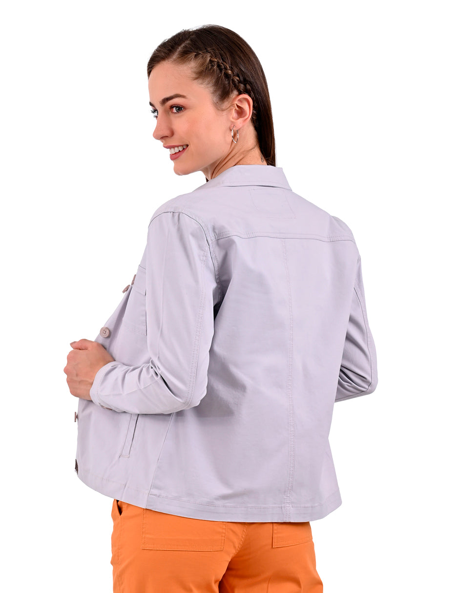 Chamarra de Gabardina Supply Woman 0894