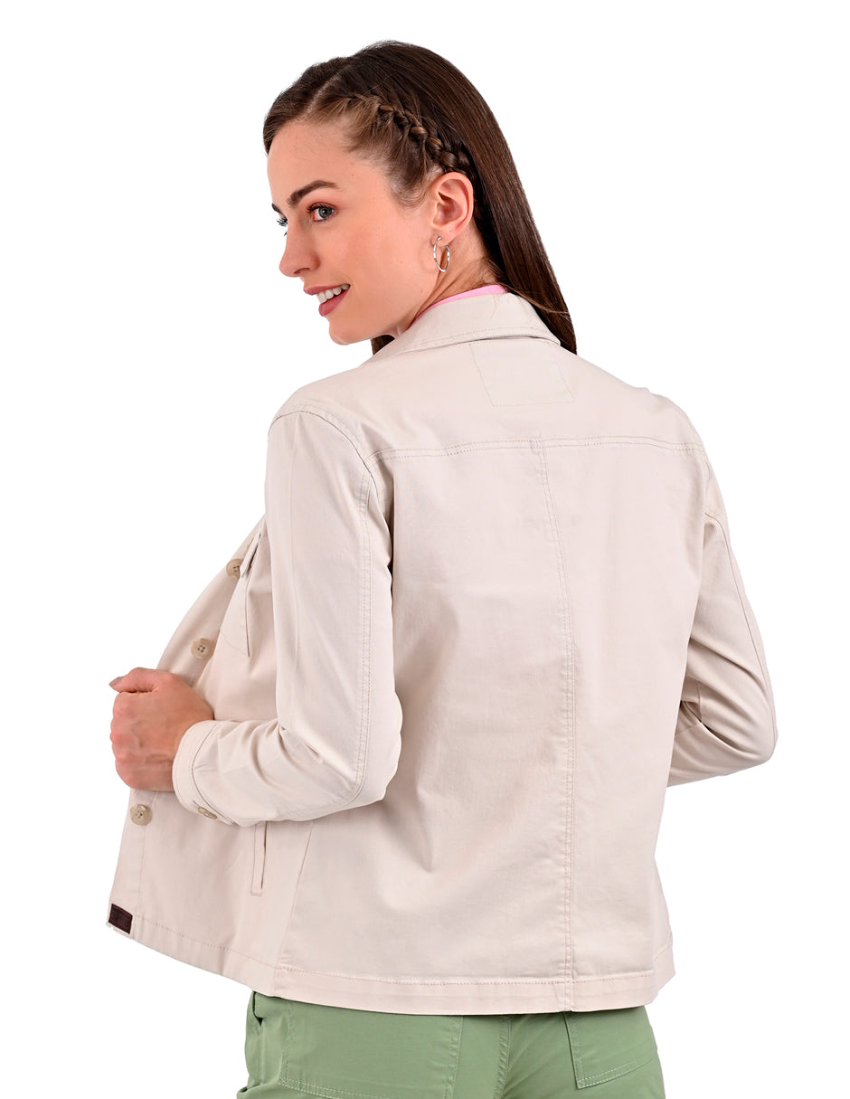 Chamarra de Gabardina Supply Woman 0894