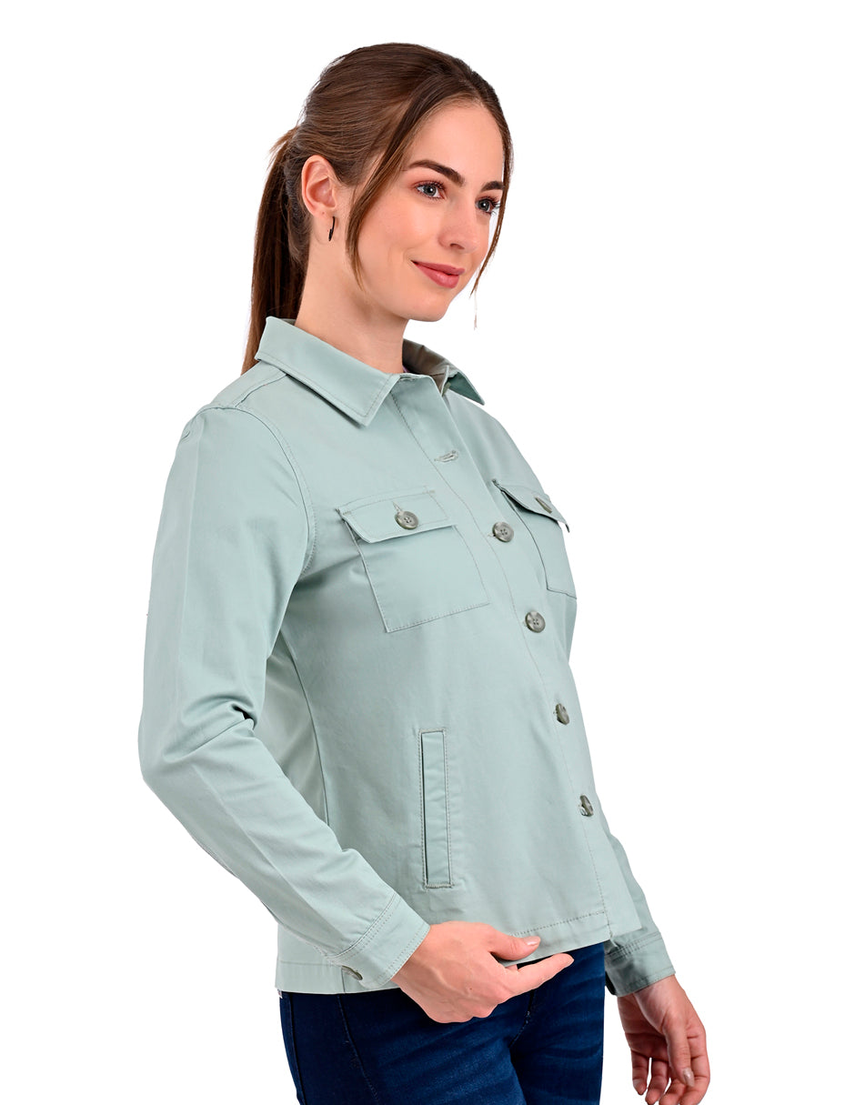 Chamarra de Gabardina Supply Woman 0894