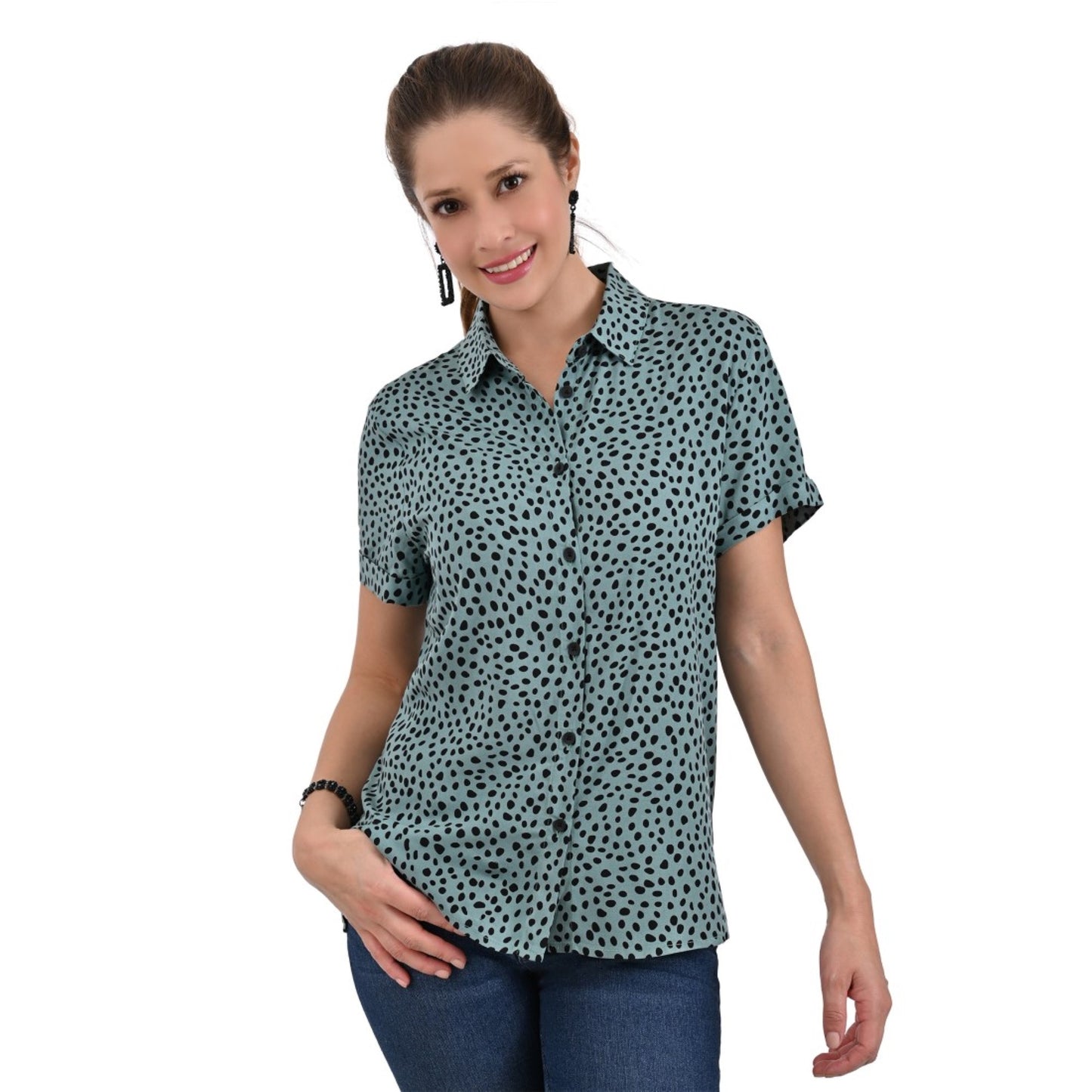 Blusa Supply Woman Manga Corta Camisera 2507