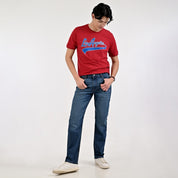 Pantalón de Caballero Mezclilla Supply Company Classic Fit 2944 marino entintado