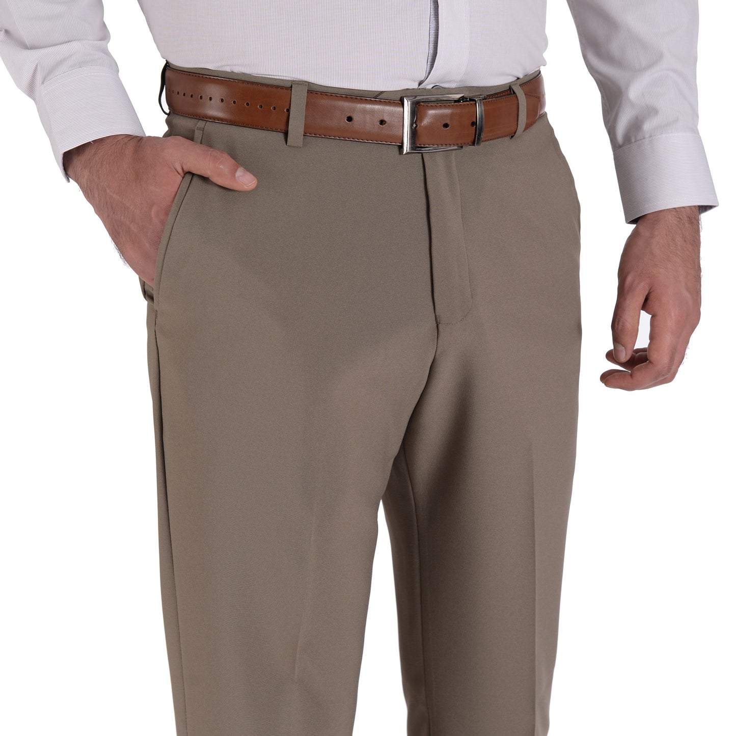 Pantalón Vestir Sin Pinzas Classic Fit