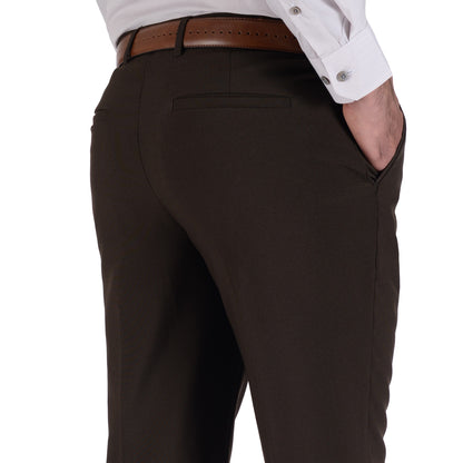 Pantalón Vestir Sin Pinzas Classic Fit